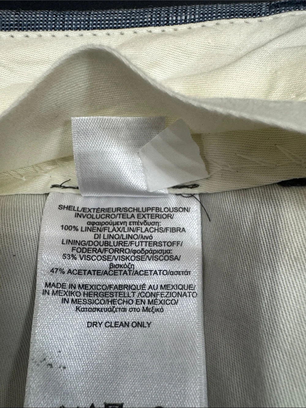 Brooks Brothers Light Gray Textured Men's Dress Pants